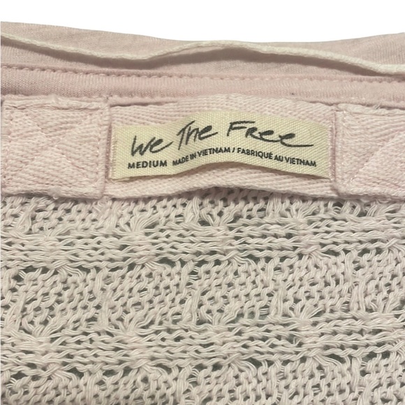 We the Free by Free People Pale Pink Blossom Sweater - Picture 7 of 13